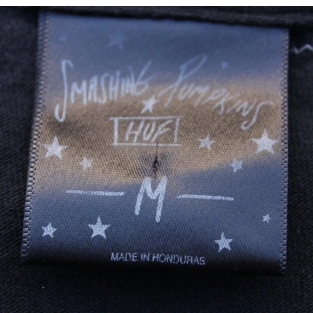 Smashing Pumpkins x HUF Gish Graphic Tee Black Band Shirt Mens Medium‎